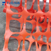 Filet d'avertissement en plastique pour barrière de sécurité, filet de clôture en plastique filet de barrière de sécurité orange pour route