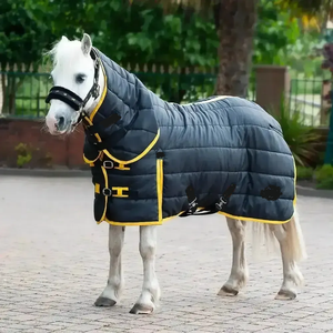 棉质填充和羊毛冬季马毯提供柔软的保暖，在寒冷的天气里保持稳定的舒适 - Product Image 4