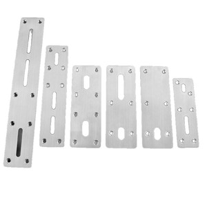Stainless Steel Corner <b>Bracket</b> Flat Plate Connector For Wood Metal Joint Support Hardware Accessory - Product Image 1