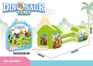 Precio de fábrica diseño personalizado tienda plegable para niños bosque dinosaurio <span class=keywords><strong>Casa</strong></span> + Canal + cuadrado niño y niña diez - Product Image 5