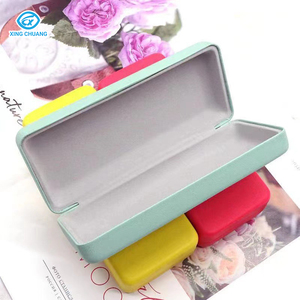 Estuche rígido de PU de buena calidad con logotipo personalizado para gafas Estuche óptico antipresión Estuche portátil para anteojos Colorido <span class=keywords><strong>y</strong></span> asequible - Product Image 4