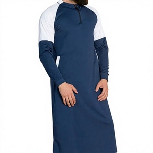 Thobes musulmans traditionnels en gros, thobe sur mesure pour hommes, style Qatari, vêtements musulmans traditionnels, thobes - Product Image 6