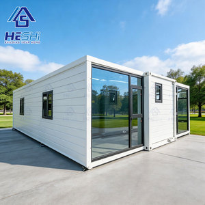 Casa Contenedor Prefabricada de Acero de 20 y 40 Pies, Expandible, de 1, 2, 3, 4 y 5 Dormitorios, de Lujo, Precio Competitivo, Vivienda Portátil - Product Image 1