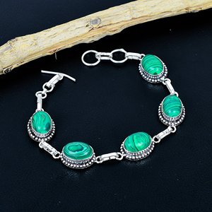 Handmade Oyster Turquoise <b>Bracelet</b> Handmade Antique Style Handmade Adjustable Design Bohemian Gemstone Jewelry collection - Product Image 1