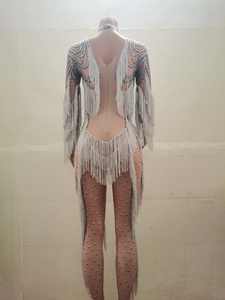 <span class=keywords><strong>Combinaison</strong></span> pour femmes d'été 2022, costume scintillant à franges de cristal, tenue de danse, body, sur mesure, <span class=keywords><strong>grande</strong></span> <span class=keywords><strong>taille</strong></span>, <span class=keywords><strong>combinaison</strong></span> sexy, tenue de club - Product Image 6