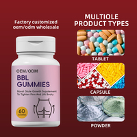 OEM/ODM Yiteng Gummies Protéinés à Base de Plantes pour le Gain Musculaire, Soutien Immunitaire, Remodelage Corporel, Raffermissement des Hanches, Complément pour le Physique Féminin 60