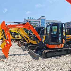 Mini-excavatrice d'occasion Hitachi ZX50 du Japon, excavatrice Hitachi ZX50U importée, mini-pelleuse à bas prix - Product Image 3