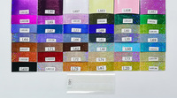 Paillettes irisées en forme de larme de grande taille - 60x45mm Paillettes fantaisie pour costumes de scène et décoration de festival DIY - Fournitures de paillettes en PVC en vrac