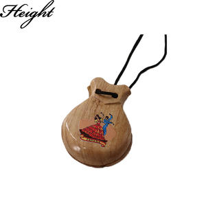 Boojum bois fait à la main HTCAO1 espagnol castagnette paire 9x6cm <span class=keywords><strong>Flamenco</strong></span> Instrument Portable traditionnel Instrument de musique accessoires - Product Image 2