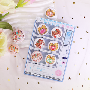 Tùy chỉnh nhựa acrylic Keychain với UV in ấn thiết kế phim hoạt hình không thấm nước & chống cháy các tính năng tùy chỉnh logo hình dạng hình chữ nhật - Product Image 2