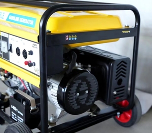 Chuyên nghiệp tự động bắt đầu kiểm soát 3 giai đoạn 7.5 Kw 230V 7.5 KVA im lặng 8500 Xăng xăng máy phát điện với xử lý và bánh xe - Product Image 5