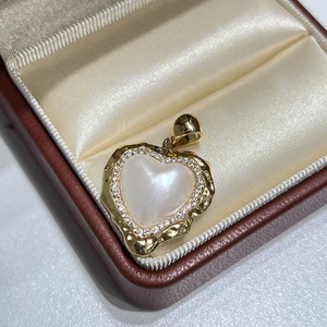 Exquisito Colgante de Perla Cultivada en Forma de Corazón de 14 mm con Engaste de Plata 925, Estilo Clásico, Unisex, para Regalo - Product Image 2