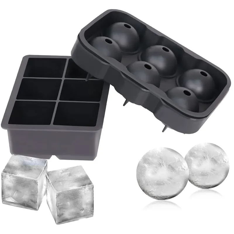 diamond lattice ice ball mold maker and diamond shape silicone ice cube tray