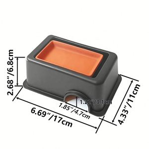 Boîte de cachette pour reptiles en résine, grotte de cachette rectangulaire, <span class=keywords><strong>habitat</strong></span> pour tortues, plateforme de bain de soleil, petit animal, serpent, écologique, toutes saisons - Product Image 4