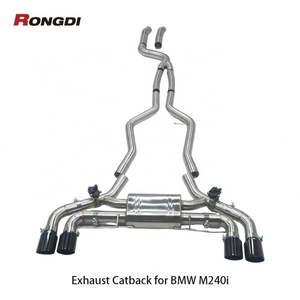 Pour BMW G42 M240i, échappement B58 3.0T 2022-2024, tuyaux en acier inoxydable 304, silencieux Valvetronic, commande à distance, catback - Product Image 3