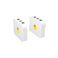 Barrière pivotante robuste en acier inoxydable 304 avec vérification par empreinte digitale, tourniquet piétonnier pour le contrôle d'accès aux écoles