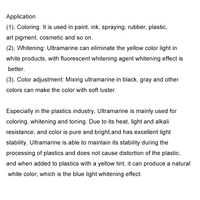 Colorant de base Lesheng Blue Shade pour préformes PET recyclées à mélanger avec OB1 Dying CAS 57455-37-5