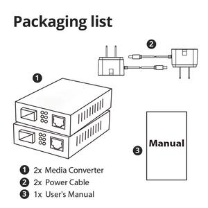 Gigabit-Multimode-Glasfaser-Ethernet-Medien konverter 1.25G BIDI SFP, 10/100/1000Base-TX zu 1000Base-SX LC SFP-Steckplatz - Product Image 5
