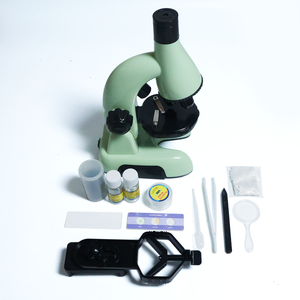 Juego de microscopio LED 200/600/1200x biológico de Ciencia para Niños, herramientas educativas de clase de laboratorio - Product Image 2