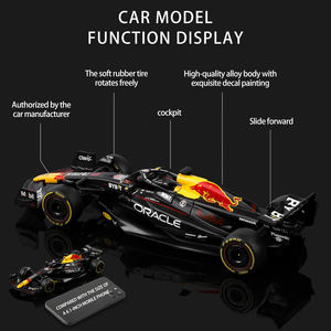 <span class=keywords><strong>Precio</strong></span> de Fábrica, <span class=keywords><strong>Coche</strong></span> de Carreras de Fórmula Uno RB19 a Escala <span class=keywords><strong>1</strong></span>:43 con Licencia Oficial, Modelo de Aleación Fundida a Presión, Ruedas Móviles, para Coleccionistas y Niños - Product Image 6