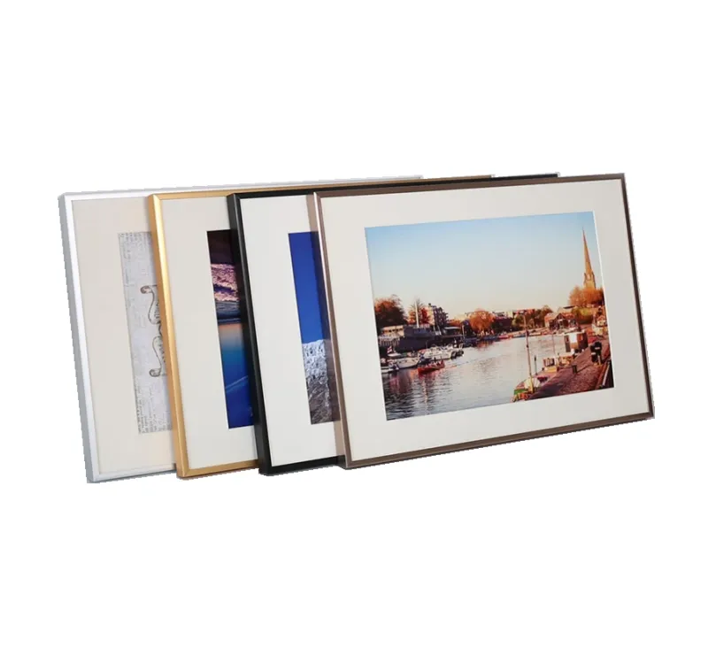 Wholesale cheap Aluminum Alloy A1 A2 A3 A4 8X10 11X14 inch Metal Photo Picture Frame with Glass or Plexiglass