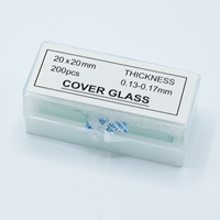Customizable Square Microscope Slides Cover Glass Durable 20x20mm for Laboratory Tests-OEM Support