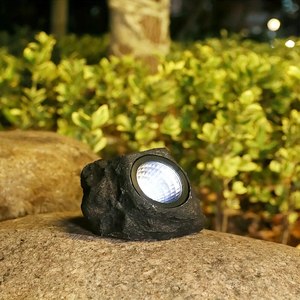 Lámpara Solar para Patio, Simulación de Piedra, Decoración para Jardín y Césped, Foco LED Impermeable - Product Image 4