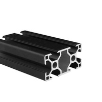 Hitam Anodized 30X60 peralatan industri aluminium Aloi braket Workbench aluminium 30X60 t Slot profil aluminium
