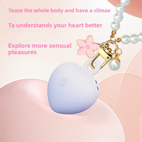 Vibrateur à commande Bluetooth via application, stimulateur clitoridien portable avec design porte-clés pour femmes