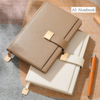 Libreta de Cuero PU A5 de Alta Calidad, Gruesa, Promocional, con Logotipo Personalizado, Cierre Magnético Cuadrado, Agenda Personalizada, Diario, 128 Páginas