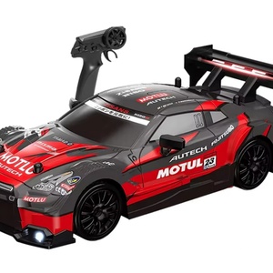 Voiture RC de drift SJY-8601-8603/8601E-8603E 1/24 4x4 30km/h 4 canaux avec lumières LED, gyroscope, 2.4Ghz, jouet électrique en métal, cadeau pour garçons - Product Image 4