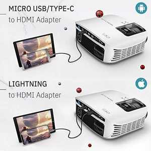 <strong>VANKYO</strong> US Stock Leisure 510 Full HD Support 1080P Movie Video Projector with 200" Projection Size Free HDMI Cable Carrying Bag - Product Image 6