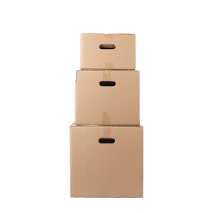 Boîte de déménagement en carton ondulé recyclé écologique, logo personnalisé imprimé, haute qualité, vente en gros, pour bureau, maison, stockage et expédition - Product Image 1