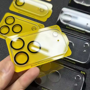 สำหรับ iPhone 17 PRO MAX กล้อง3D อากาศเลนส์เต็มกล้องโปร่งใสป้องกันหน้าจอกระจกนิรภัยสำหรับ <span class=keywords><strong>Apple</strong></span> iPhone 17 - Product Image 2