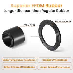 Qilipsu 1/2 "NPT สายเคเบิ้ลกันน้ำ IP68สายไนล่อนผ่านสายเชื่อมต่อบรรเทาความเครียดลวด Grommet ยาง EPDM - Product Image 4