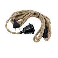 Cable de Alimentación con Portalámparas de Baquelita E27 de Rosca Completa, Enchufe para Lámpara de Mesa Australiana, Dedicado para Lámparas de Iluminación