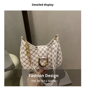 Thiết Kế Bán Buôn Gia Đình New Underarm Bánh Bao Phụ Nữ Túi Xách PU Da Chéo Cơ Thể Túi Xách Cổ Điển Của Phụ Nữ Vai Túi - Product Image 4