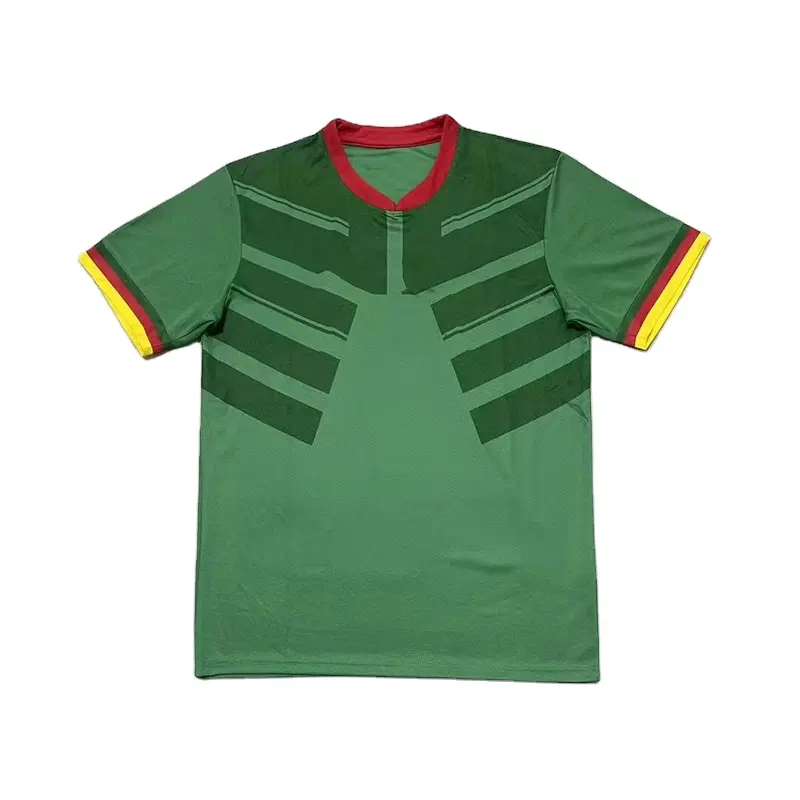 22 23, тайское качество, Камерун национальной сборной, домашняя зеленая футбольная майка, футбольная рубашка, Футбольная спортивная одежда