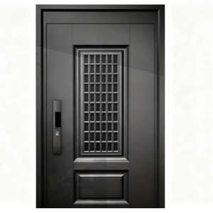 Mexin Ventilated Anti-Theft Waterproof Interior Steel Entry <strong>Door</strong> Home Security Breathable Middle Single Main <strong>Door</strong> 6280 - Product Image 1