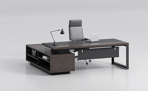 आधुनिक डिजाइन एल आकार निदेशक कार्यालय टेबल उत्तम दर्जे का सीईओ कार्यकारी कार्यालय फर्नीचर - Product Image 3