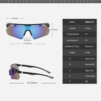 Nouvelles Lunettes de Soleil Sportives Polarisées UV400 pour Hommes et Femmes, Monture PC, Verres Dafas De Sol, Tendance Cyclisme