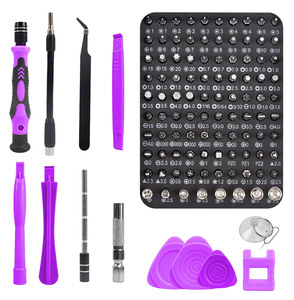 Destornillador de precisión 115 en 1 juego magnético Mini tornillo tuercas Bits multifunción Kit de herramientas de reparación del hogar - Product Image 4