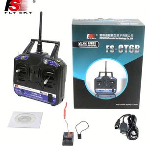 FLYSKY FS-CT6B 2.4G 6CH AFHDS 2A วิทยุข้อมูลสาย USB RC รุ่นเฮลิคอปเตอร์เครื่องบินแข่งพลาสติก - Product Image 2