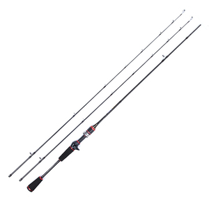 Canne à pêche télescopique FJORD ultra-légère en carbone, 2 sections, action lente, pour rivière, 90g, spinning et casting - Product Image 1