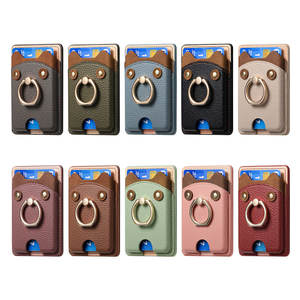 Étui Portefeuille en PU avec Support Anneau et Motif Ours Mignon pour iPhone 16E/17/16 Plus/15 Pro/14/13 Pro/12 Pro Max/11 - Product Image 4