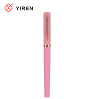 Stylo plume rétractable en métal YIREN personnalisable et effaçable pour Frixion Ball Knock, ensemble RE Kuru Toga, pour étudiants et finance, 0,38 mm