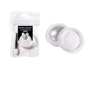 Polvo de uñas efecto espejo Aurora Moonlight, pigmento brillante cromado para decoración de uñas con gel UV, para salón de manicura o uso personal. - Product Image 5