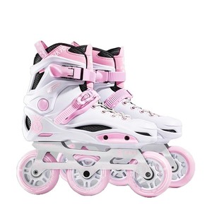 Patins à roulettes professionnels <span class=keywords><strong>RST</strong></span> G18 avec semelle intermédiaire en carbone pour adultes, étudiants universitaires, patins à roulettes d'hiver, caractéristiques de course multifonctionnelles - Product Image 1
