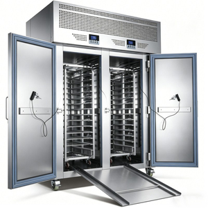 Single Door Trolley Blast Freezer Stainless Steel Fast Quick Freezing Cabinet For Small Catering Bakery Seafood Meat Freezing - Product Image 4