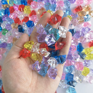 プラスチッククラッシュフェイクアイスロックプラスチックジェムジュエルアクリルストーンクリスタルビーズトレジャーアクリルプラスチックアイスストーン花瓶フィラー - Product Image 2